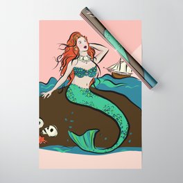 Sultry Singing Siren Wrapping Paper