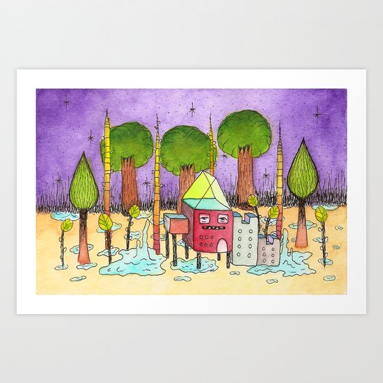 Dream House 2 Art Print