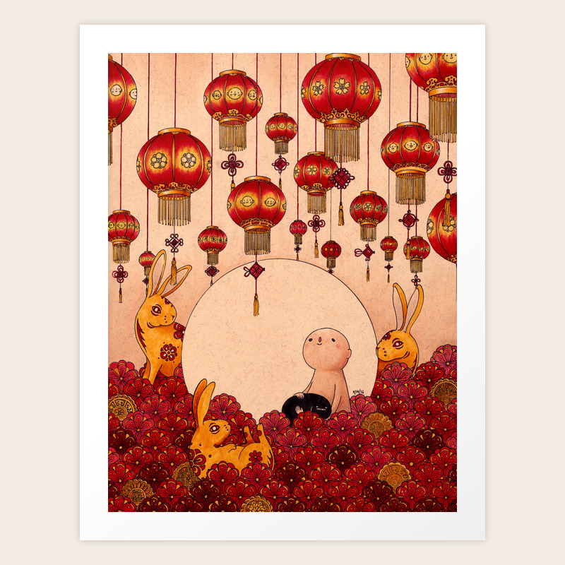 Mid Autumn Festival Art Print By Feliciachiao Society6