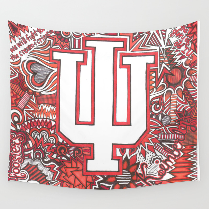 Indiana University For Kimberly Wall Tapestry By Verahughes Society6