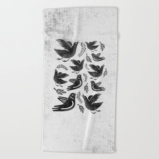 Fly and Fight Beach Towel