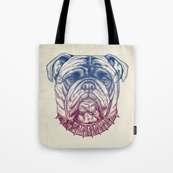 Gritty Bulldog Tote Bag