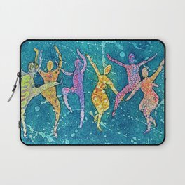The Joy Of Dancing Turquoise Laptop Sleeve