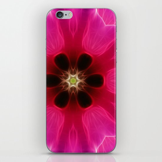 Pink Flower Abstract iPhone & iPod Skin