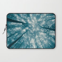 Smoky Mountain Summer Forest Teal - National Park Nature Photography Laptop Sleeve