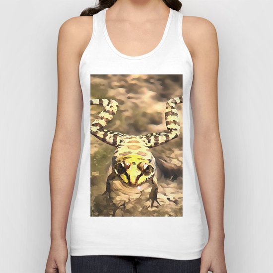 Swimming Frog Unisex Tank Top