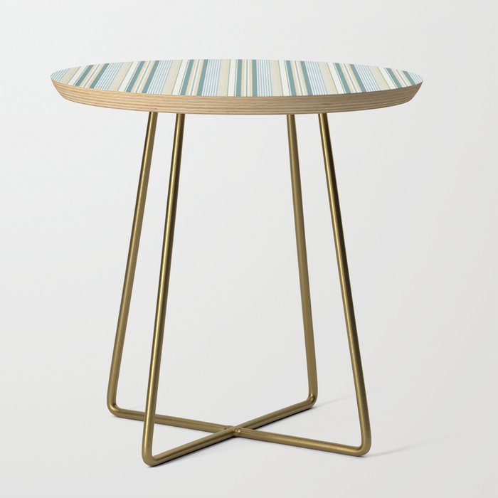 Beach House Stripes Side Table By Okopipidesign