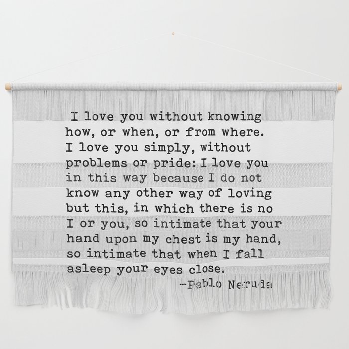 I love you.... Wall Hanging