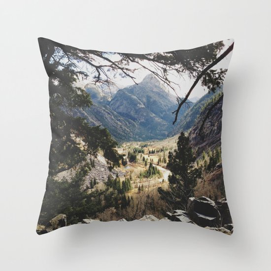 San Juan Forest Throw Pillow