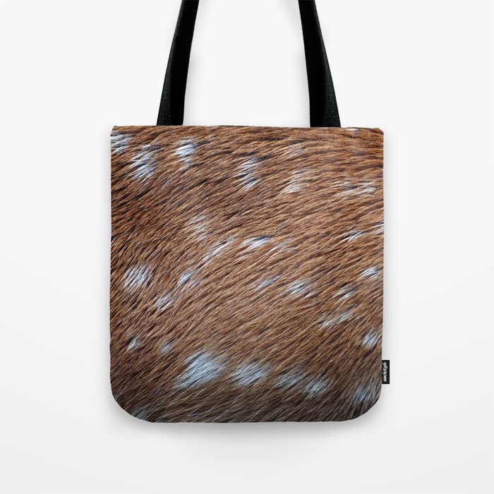 Deer print 2025 tote bag