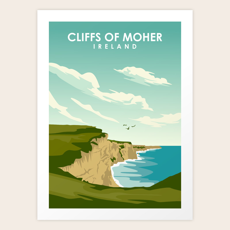 Art & Collectibles Photography Cliffs of Moher Size options available