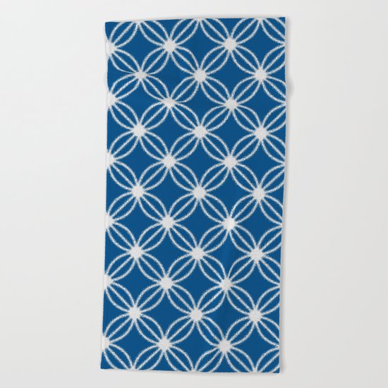 Abstract Circle Dots Beach Towel