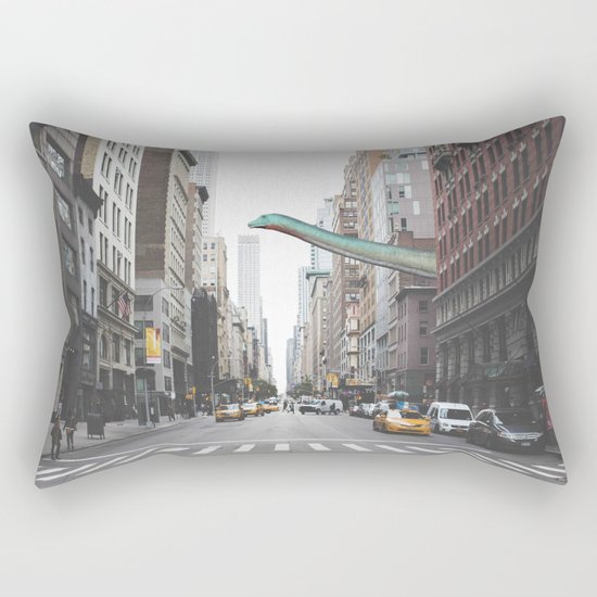 Diplodocus in Chicago Rectangular Pillow