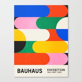 BAUHAUS 03: Exhibition 1923 | Mid Century Series  Canvas Print