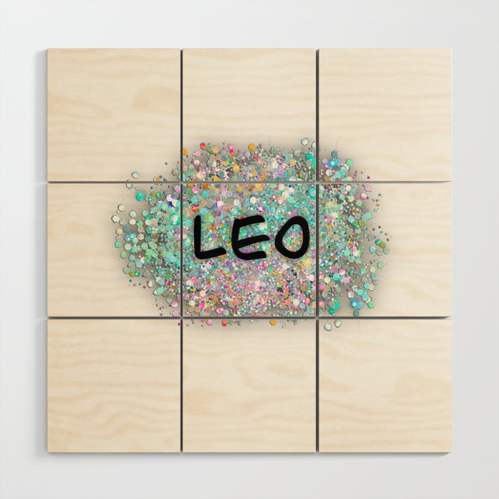 Leo Sparkles 2021 Wood Wall Art