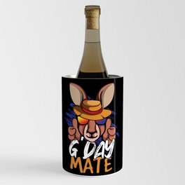 Day Mate Australia Day Australian Cute Kangaroo Wine Chiller
