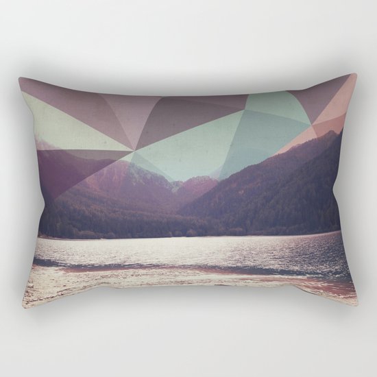 Autumnal Mountains Rectangular Pillow