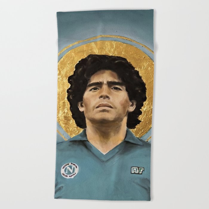 Maradona  Beach Towel