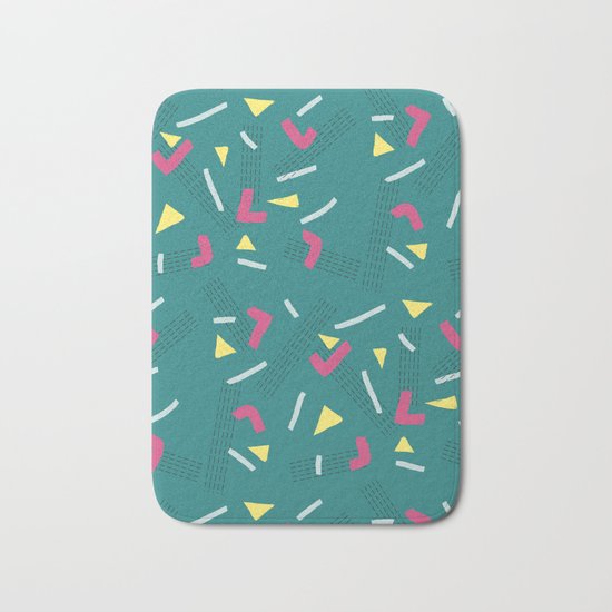 Funny Scribbles #society6 #decor #buyart Bath Mat