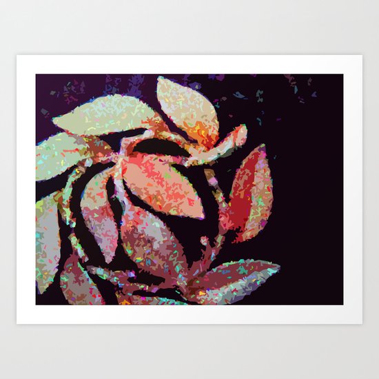 Glittery Art Print