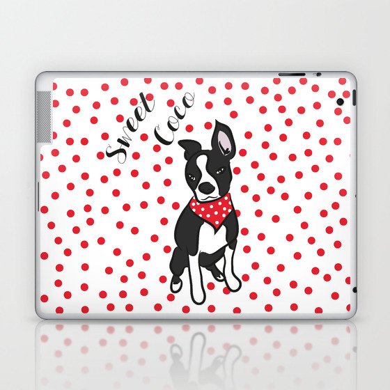 Coco the Boston terrier Laptop & iPad Skin