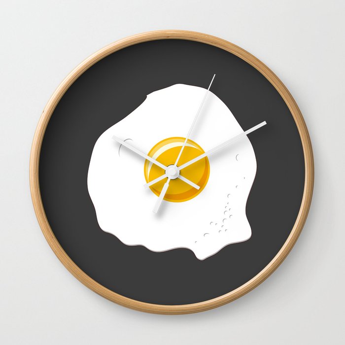 Lonely omelette Wall Clock
