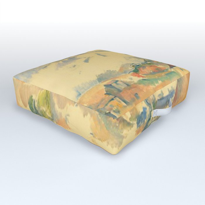 Paul Cézanne Montagne Sainte-Victoire, from near Gardanne Outdoor Floor Cushion