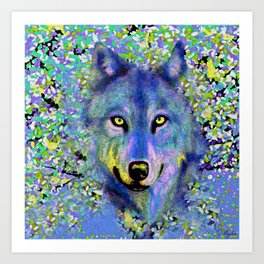 Abstract Wolf Art Prints For Any Decor Style Society6