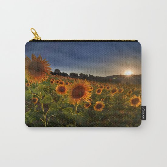 "Sunflowers following the sun" Carry-All Pouch