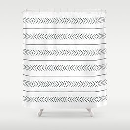Arrows & Lines Shower Curtain
