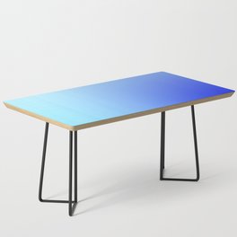 35 Blue Gradient 220506 Aura Ombre Valourine Digital Minimalist Art Coffee Table
