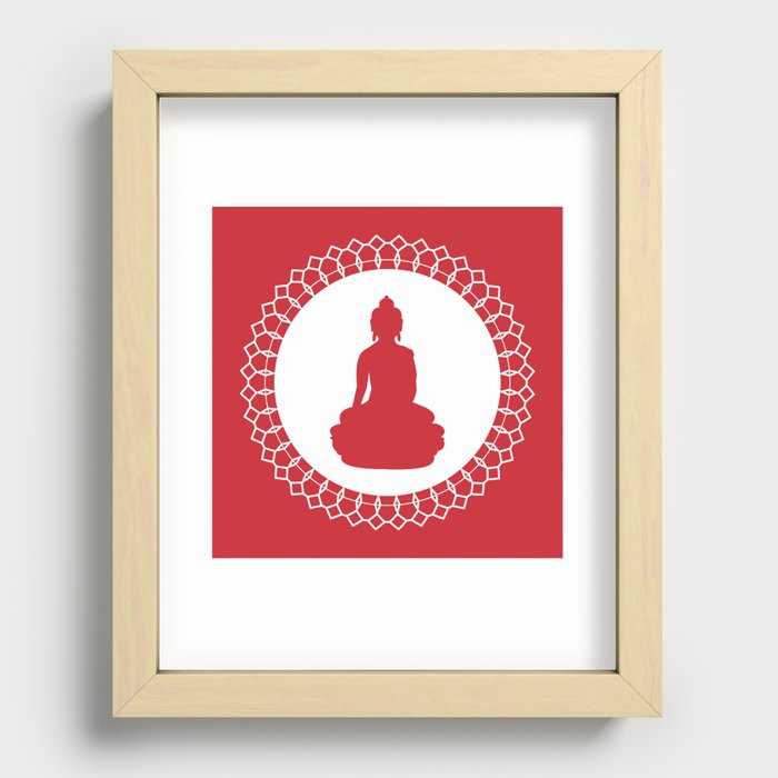 Buddha Recessed Framed Print