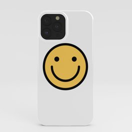 Smiley Face   Cute Simple Smiling Happy Face iPhone Case