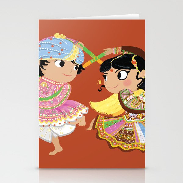 Indian Dance Stationery Cards