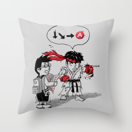 Hadoken? Throw Pillow