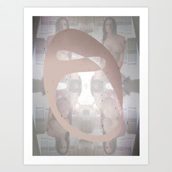 Sexz mask Art Print