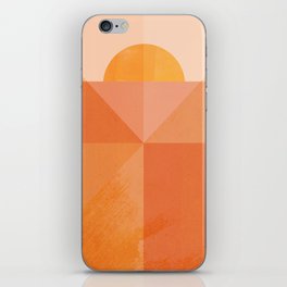 Abstraction_SUNRISE_SUNSET_DAWN_RED_NATURE_POP_ART_0527A iPhone Skin