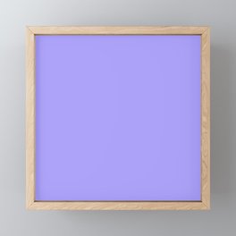 Melrose in Purple Framed Mini Art Print