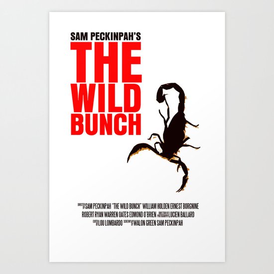 The Wild Bunch Movie Poster Art Print