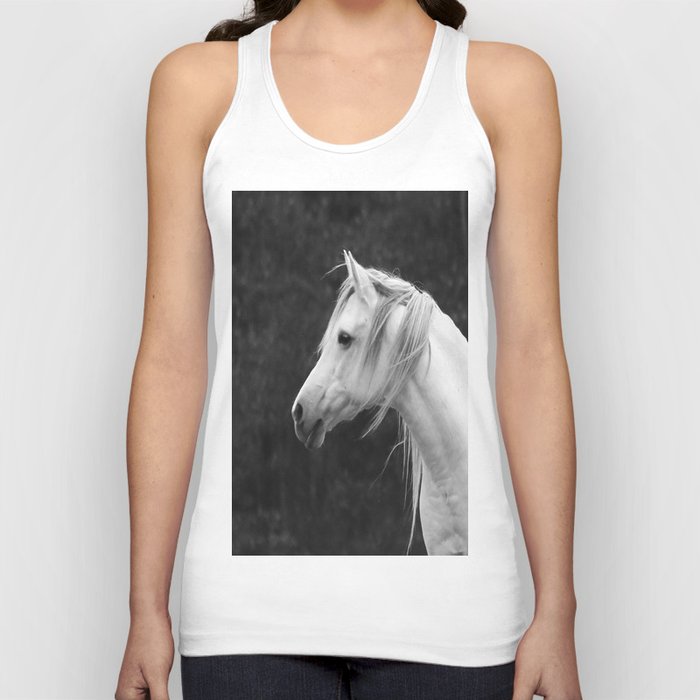 Arabian horse in black and white Tank Top