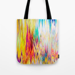 Dripping Zigzag Colors Tote Bag
