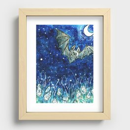 Night Flight Recessed Framed Print