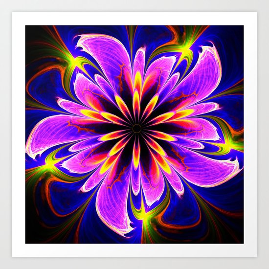 Floral delight Art Print