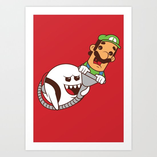 Boo's revenge Art Print