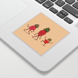 Strawberry Folk Sticker