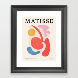 Abstract Shapes: Matisse Paper Cutouts III Framed Art Print