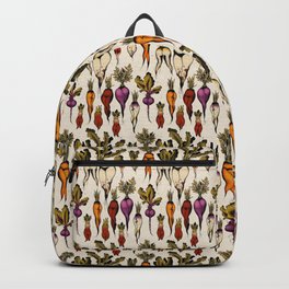 Don't forget your roots Backpack | Curated, Carrot, Booty, Beet, Food, Vegan, Vegetarian, Sexy, Butts, Veggies 