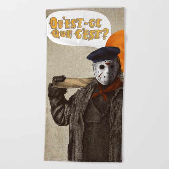 Psycho Killer Beach Towel