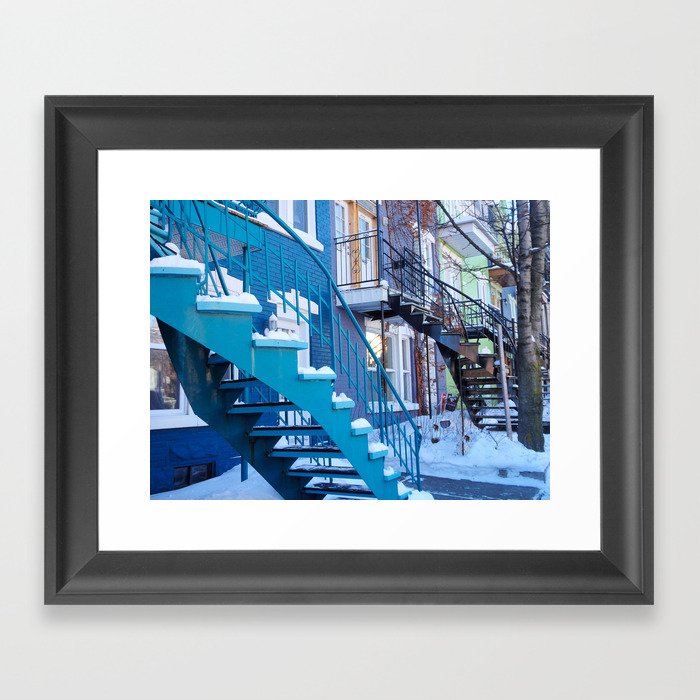 Montreal Local Color Framed Art Print