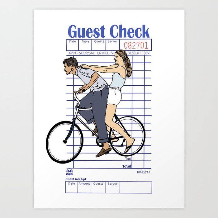 Bike ride Art Print